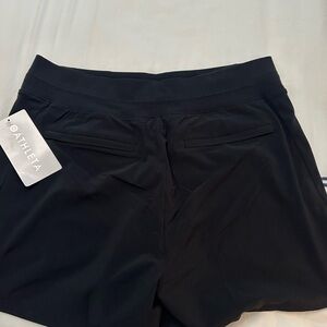 Athleta Black Athletic Shorts Elastic Waistband